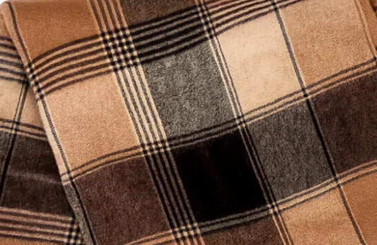 Leto Collection - Oversized Flannel Tassel Scarf