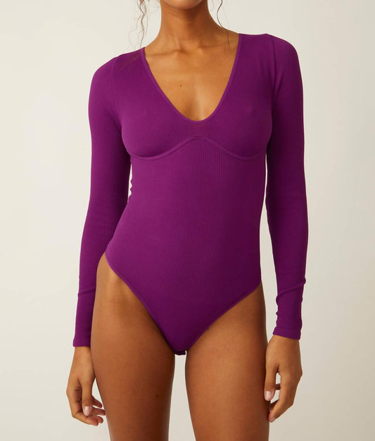 Free People - MEG SEAMLESS VNECK BODYSUIT