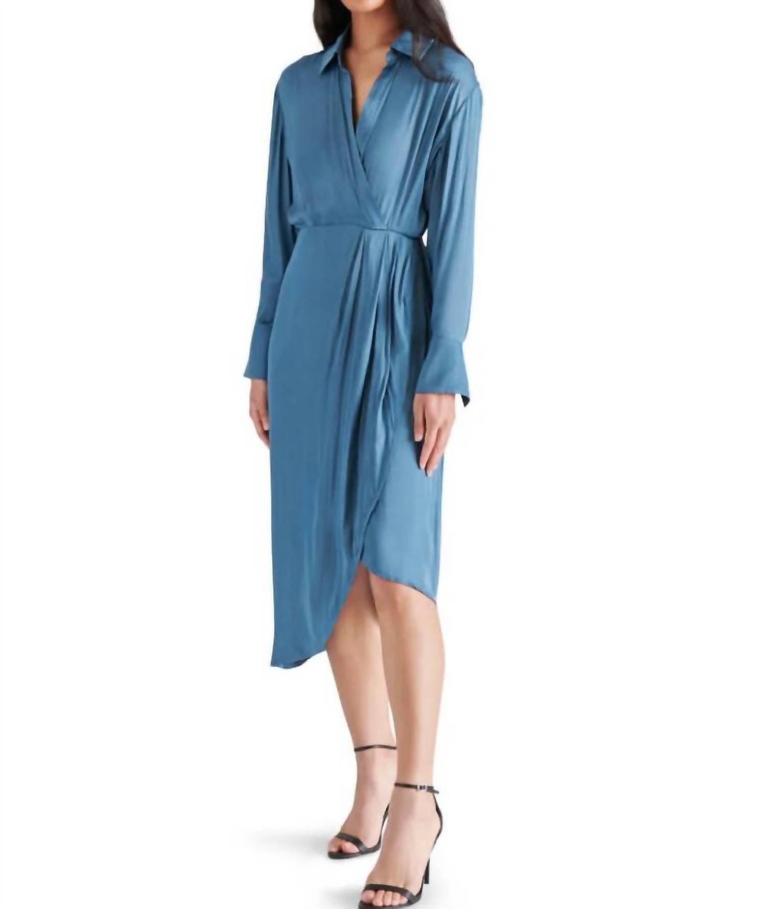 STEVE MADDEN Martina Dress in ocean blue 1 - women's dress