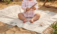 Emerson And Friends - Girl's Gingham One Piece Rash Guard Swimsuit