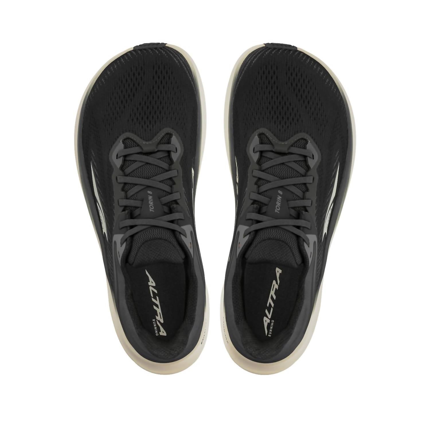 ALTRA Women's Torin 8 Running Shoes in black white - women's shoe - alternate view
