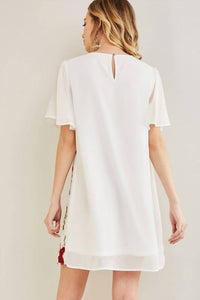 Entro - Lace & Floral Shift Dress