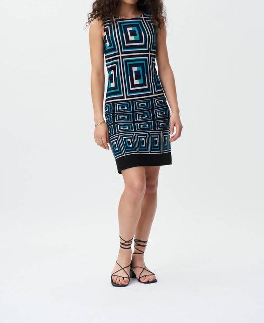 Abstract Print Dress