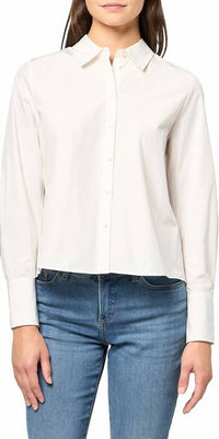 Derek Lam 10 Crosby - Aria Pleated Back Cropped Shirt