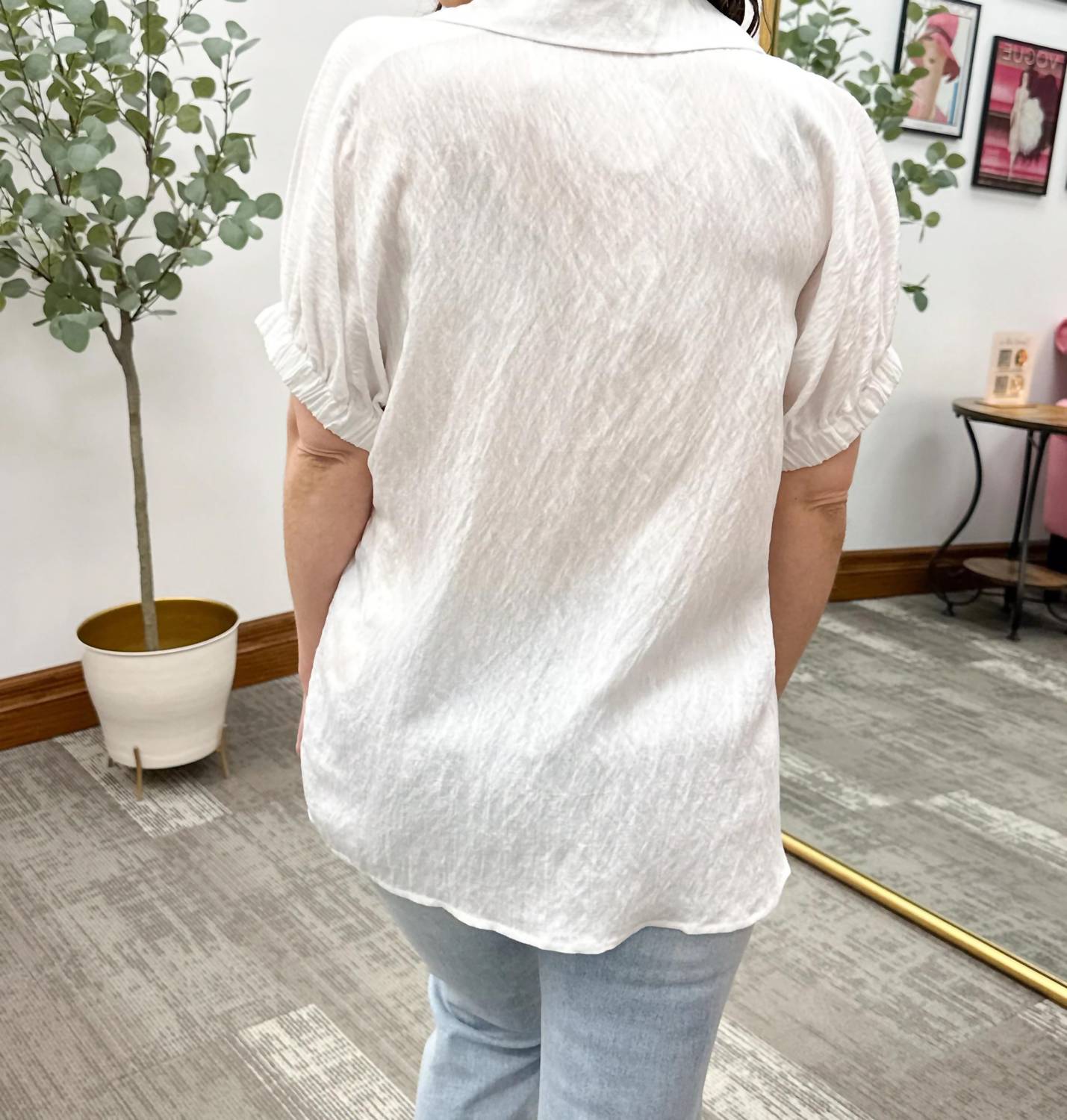 Staccato - Willow Button Up Top