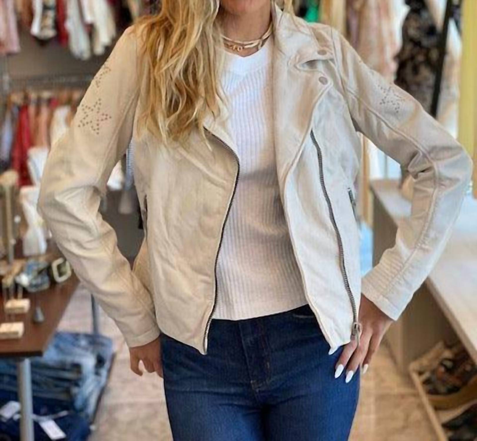 Mauritius - Star Leather Jacket