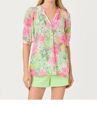 Lilly Pulitzer - Elsa Short Sleeve Silk Top
