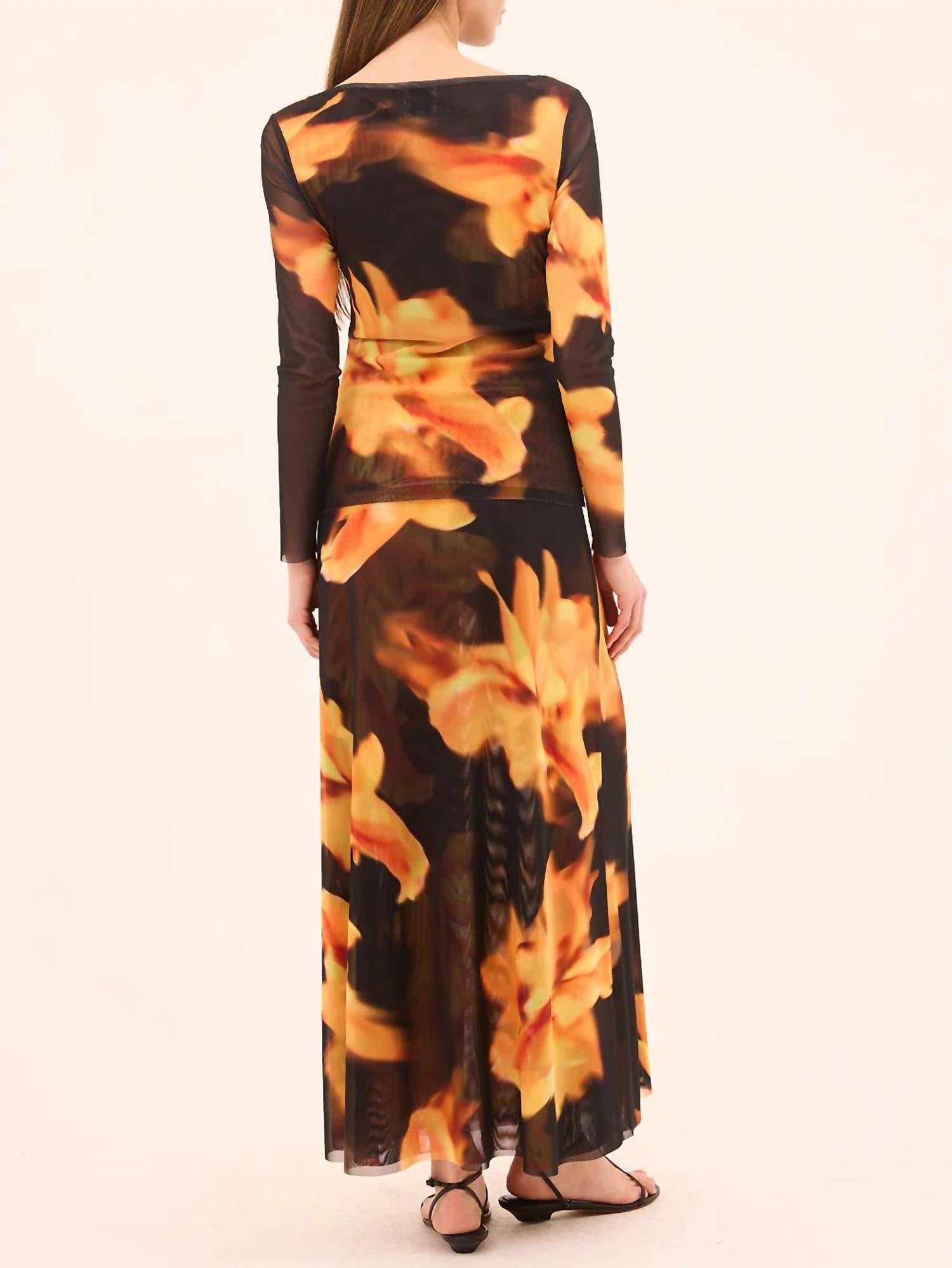 Misa Los Angeles - Women's Lira Yellow Flora Top