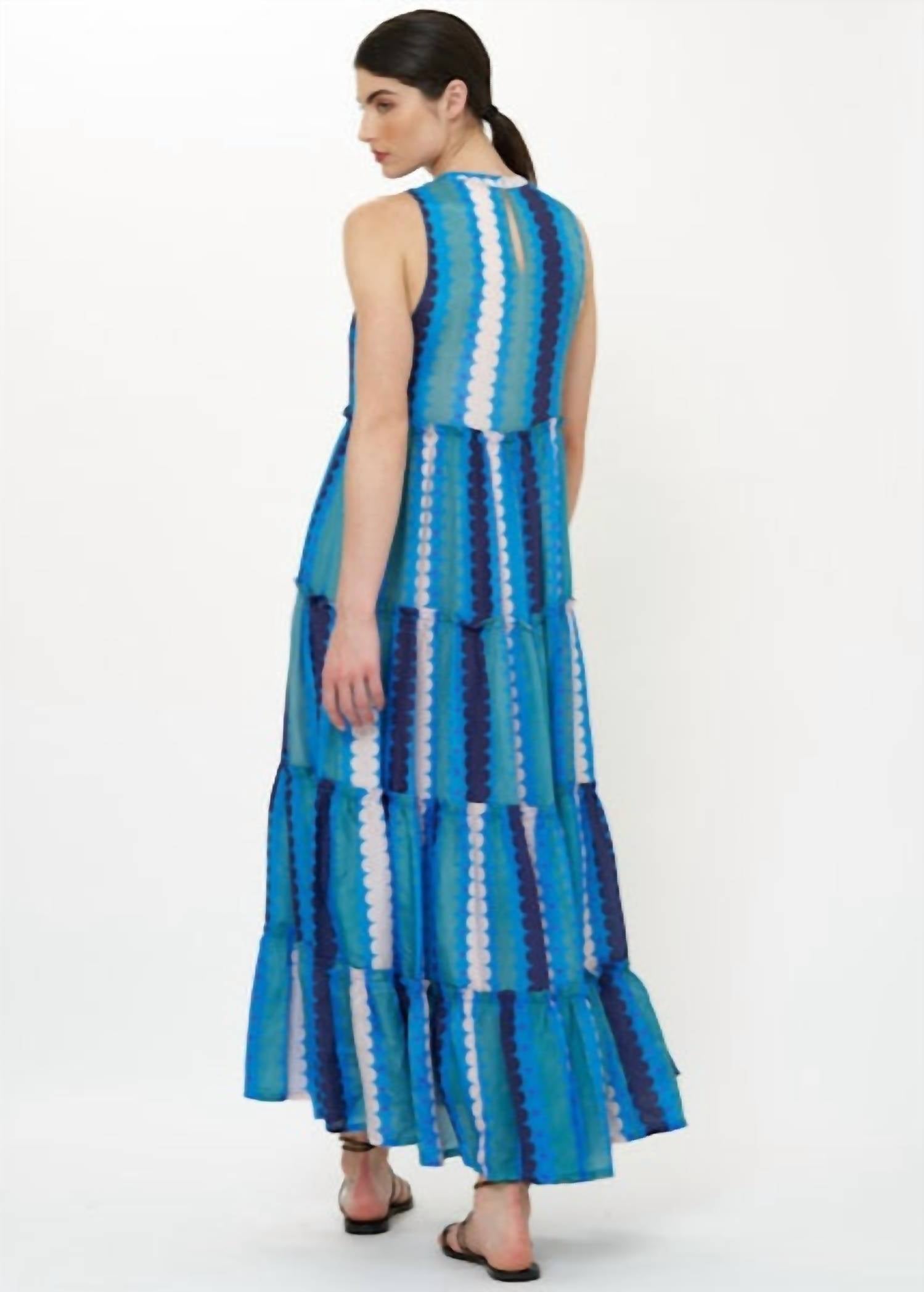 Oliphant - Ruffle Tiered Maxi Dress
