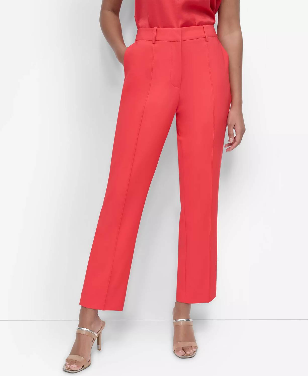 Dkny - Piped Mid-rise Pants