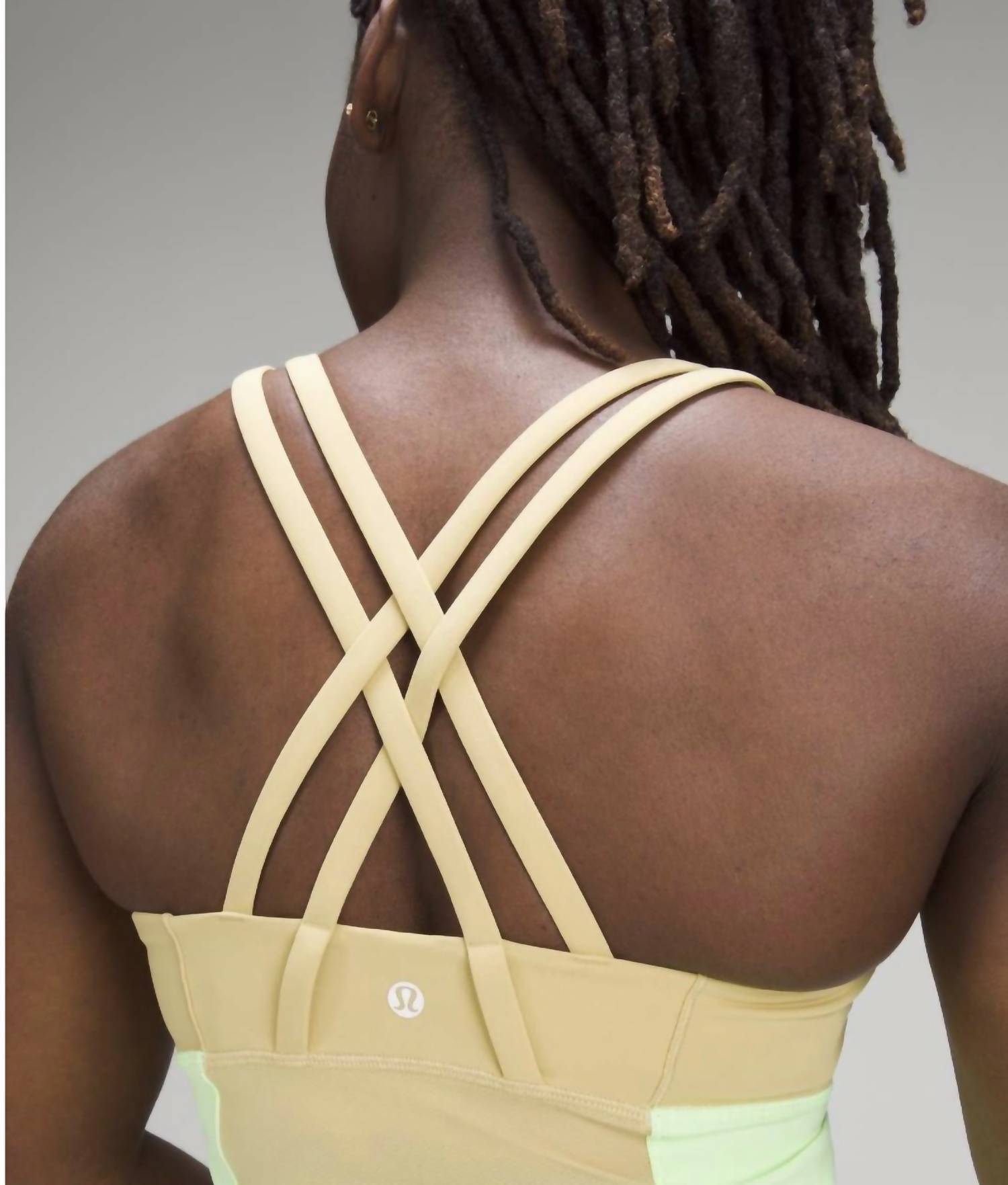 lululemon Energy Tank in wasabi - women's tank top - alternate view
