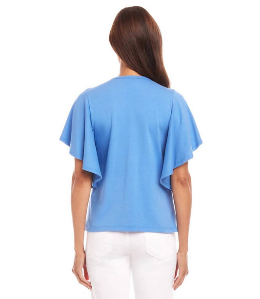 Karen Kane - Flutter Sleeve Tee