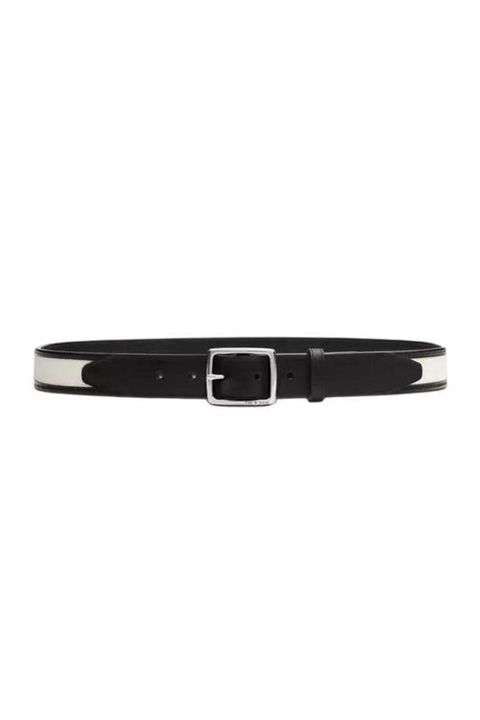 Rag & Bone - Women's Boyfriend Leather Canvas Belt