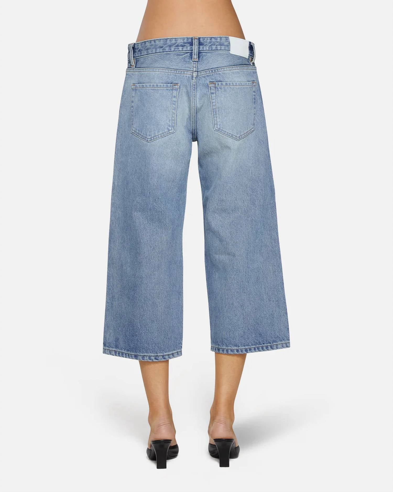 Eb Denim - Low Rise Baggy Capri Jeans