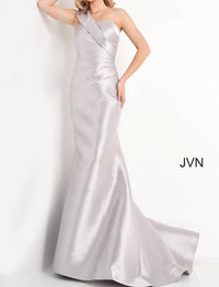 Jovani - One Shoulder Mermaid Evening Dress