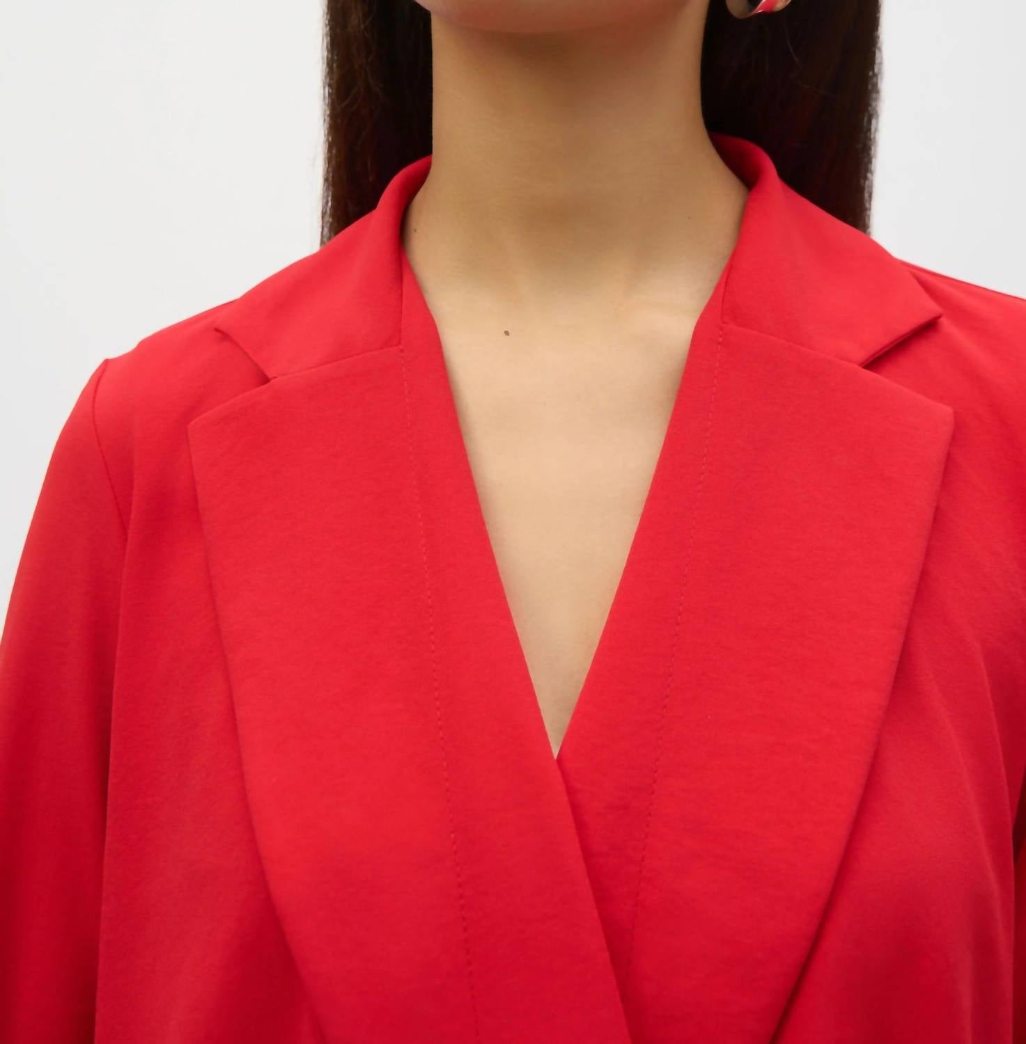 Joseph Ribkoff - Open Front Flared Blazer Jacket