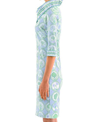 Gretchen Scott - Ruffle Neck 3/4 Sleeve Dress