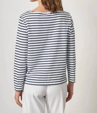 Lilla P - Striped Boatneck Top