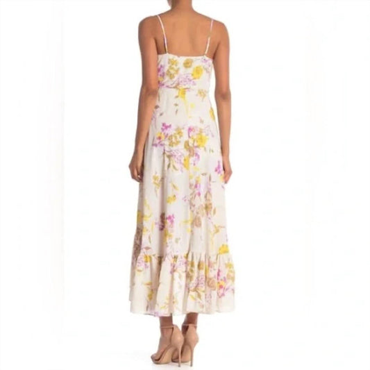 Nanette Lepore - Floral Ruffle High-Low Maxi Dress
