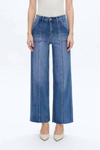 Bayeas - Jess High Rise Relaxed Straight Denim Jeans