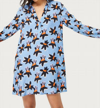 Compania Fantastica - Calatea Floral Print Short Dress