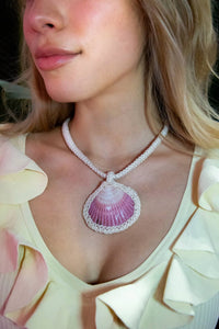 Adriana Pappas - Women's Crocheted Scallop Necklace