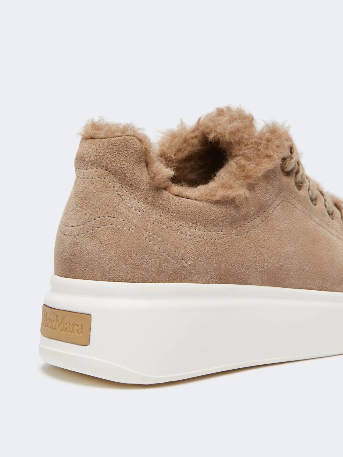 MaxMara Women's T Max I1 Sneakers in beige - women's sneaker - alternate view