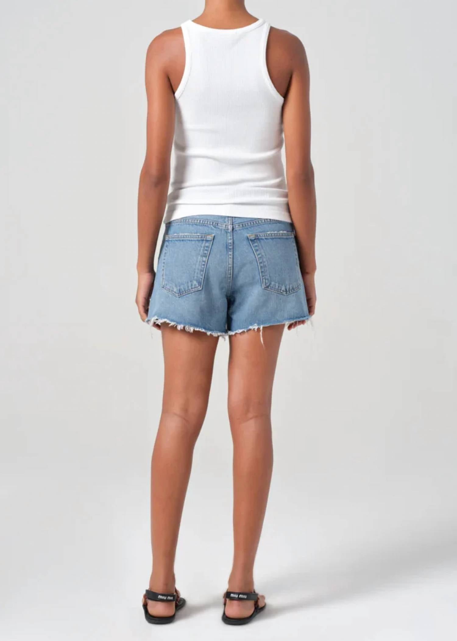 Agolde - Women's Parker Long Short
