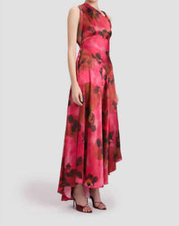 Victoria Beckham - Sleeveless Draped Midi Dress