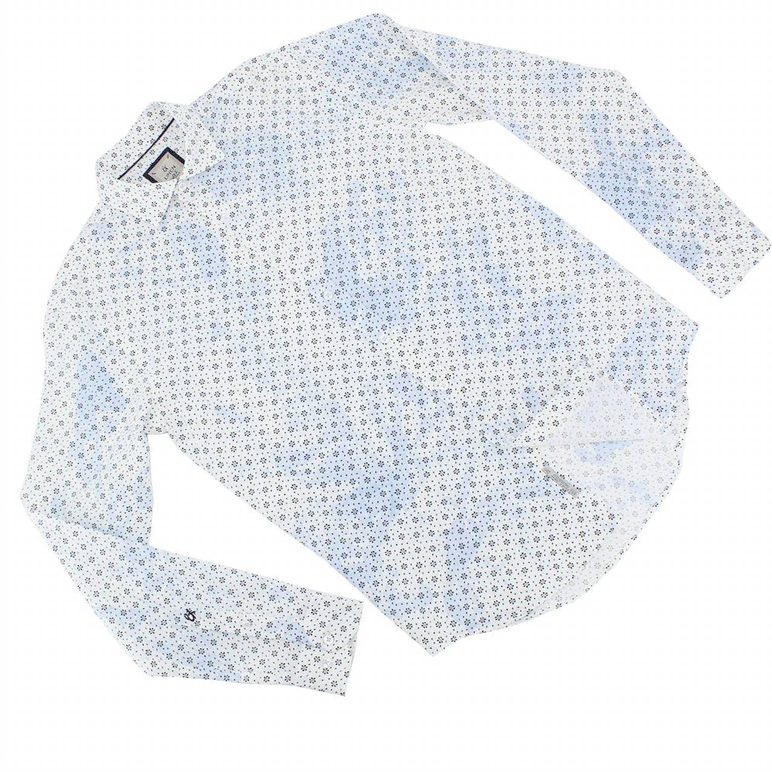 Eight X - Floral Print Linen Shirt