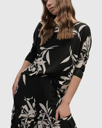 ALEMBIKA Ciao Ciao Blouson Top in floral - women's blouse - view 4