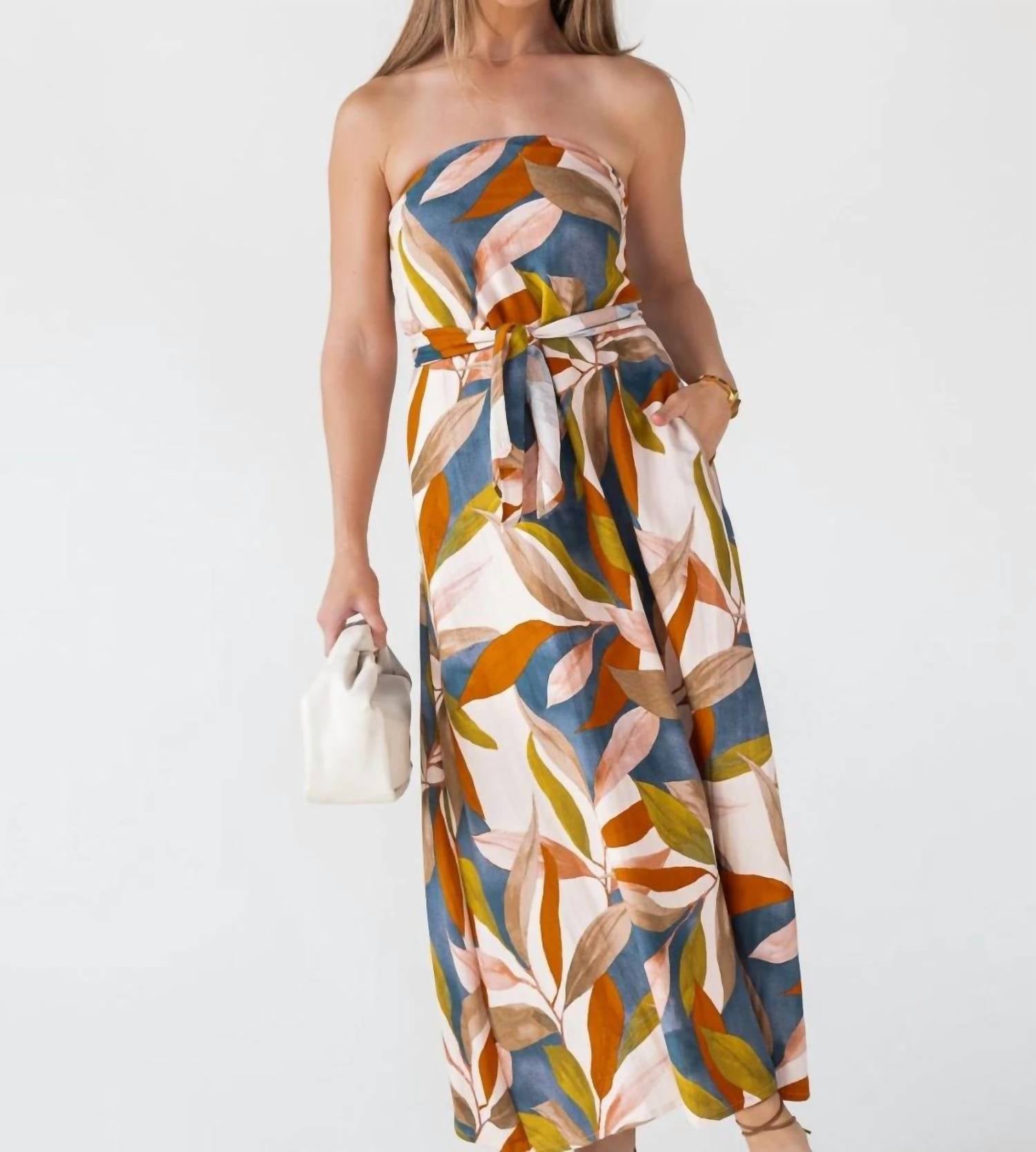 Dress Forum - Opal Strapless Wrap Maxi Dress