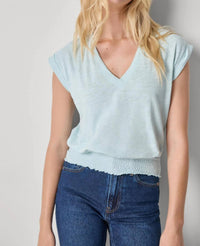 Lilla P - Smocked Hem V-neck