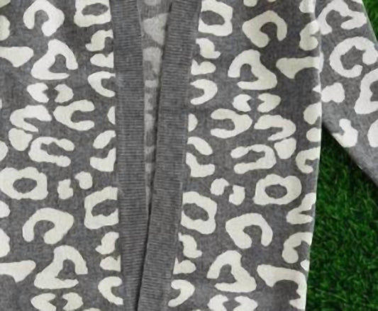 Kids Charm - Girl's Leopard Sweater