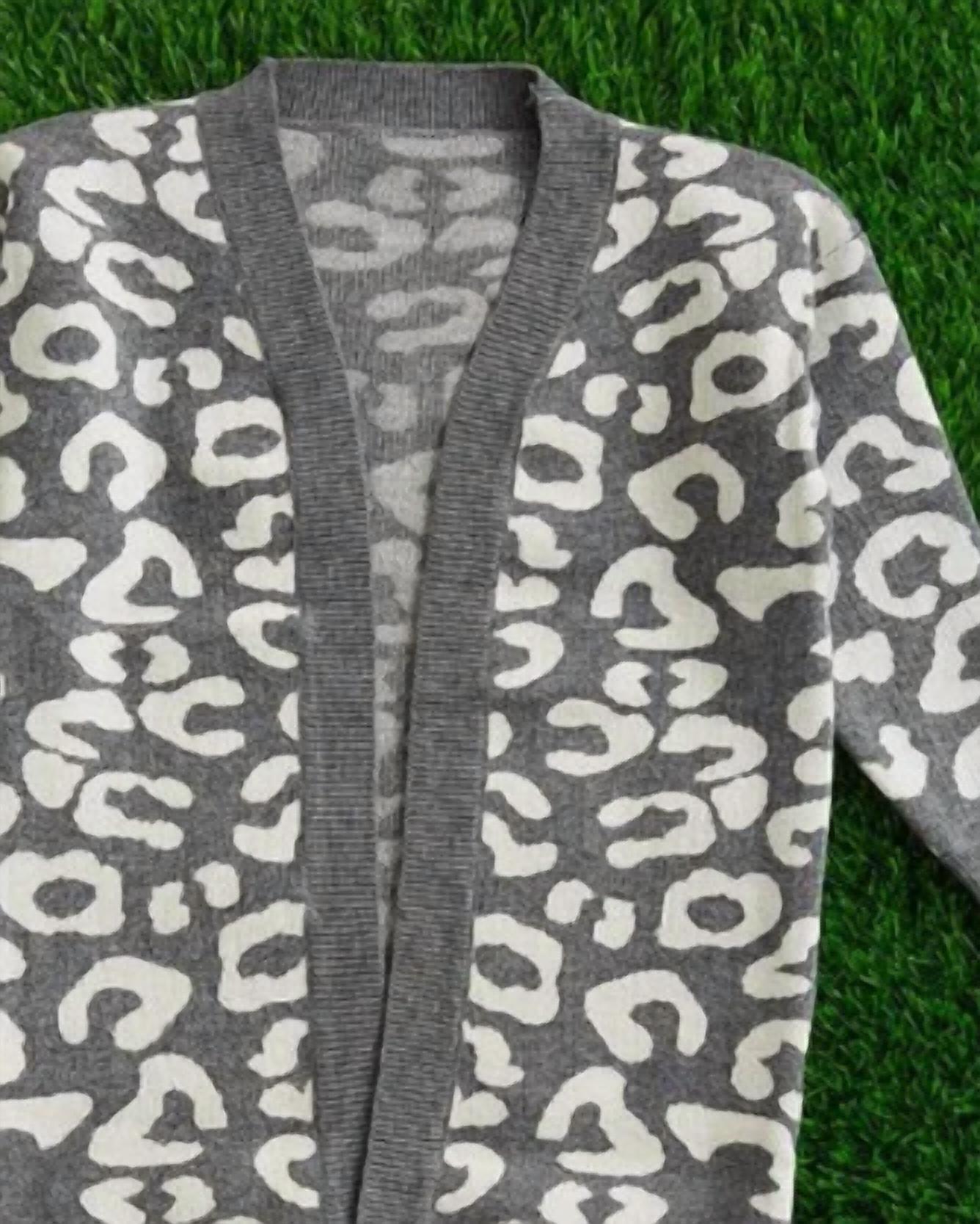 Kids Charm - Girl's Leopard Sweater