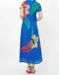 Oliphant - Short Sleeve Shift Maxi Dress