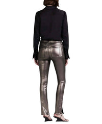Derek Lam 10 Crosby - Tootsies High Rise Metallic Coated Jeans