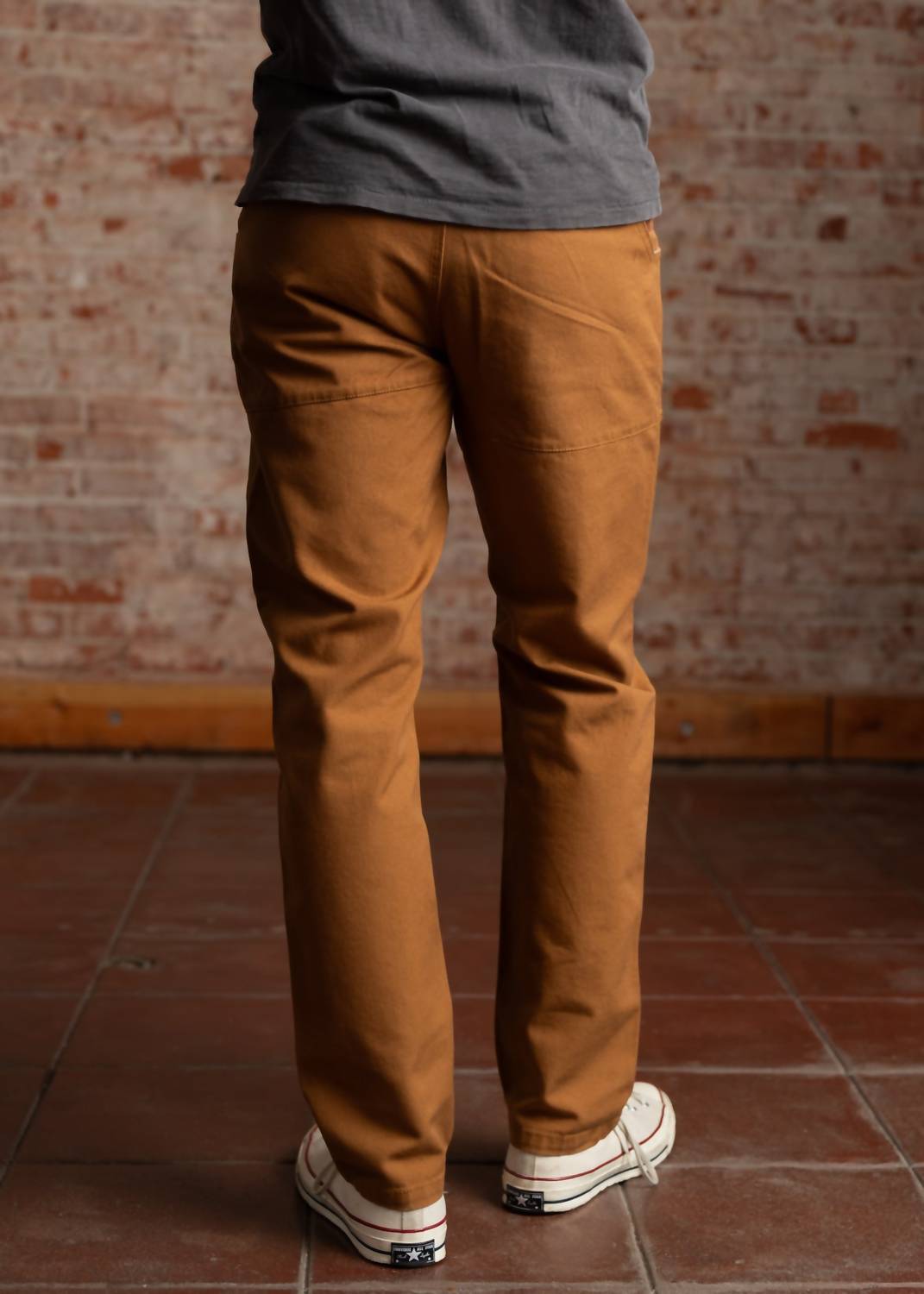 Iron & Resin Men's Nomad Pant in cognac - men's pants - alternate view