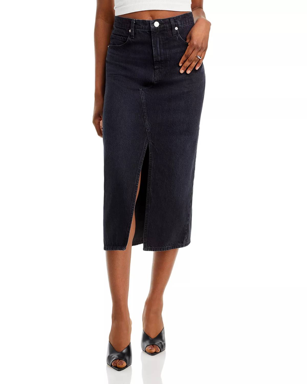 Frame - Midaxi Denim Skirt