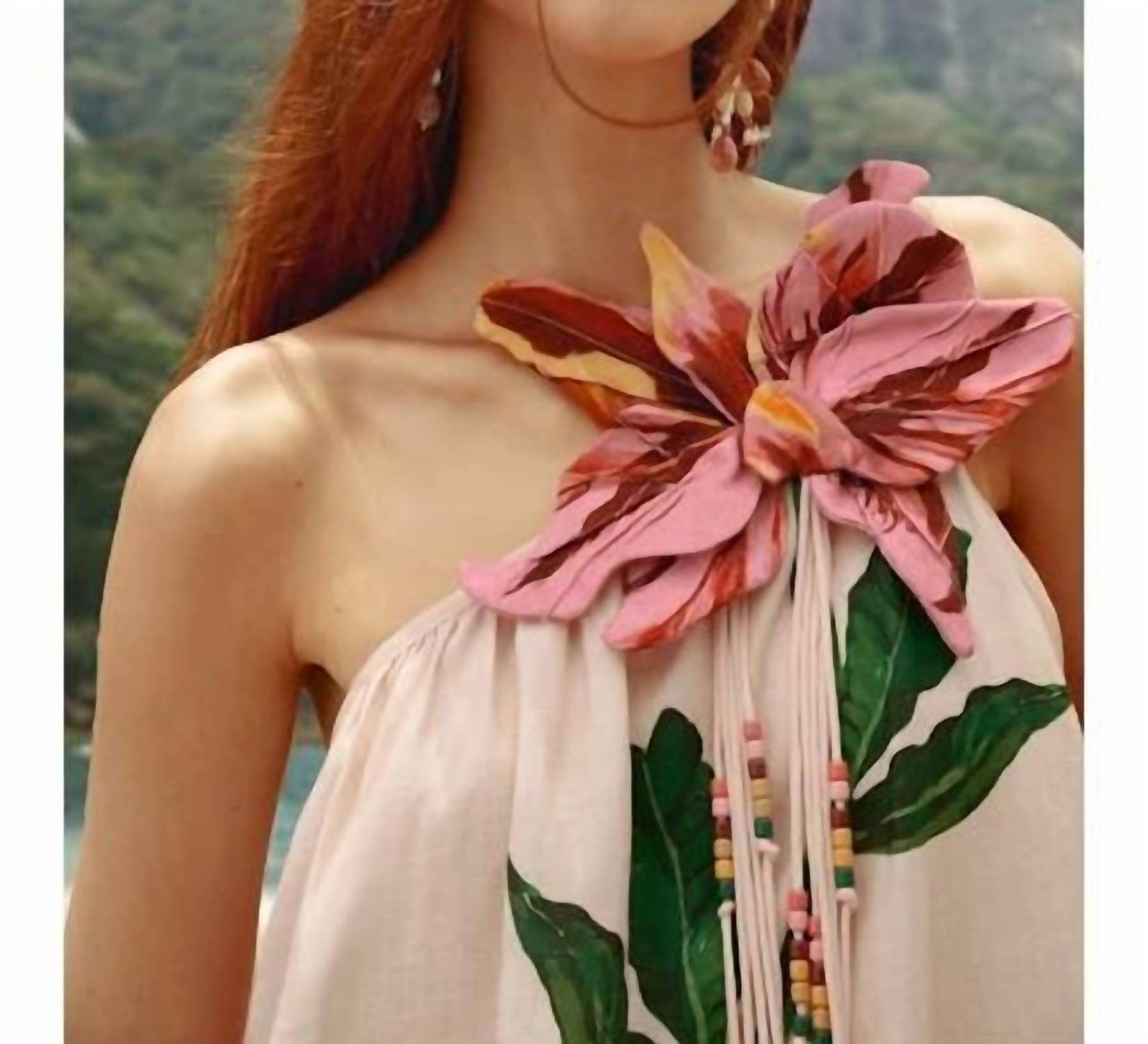 Farm Rio - One Shoulder Maxi Dress
