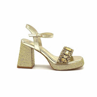 Exe - Women's Embellished Platform Heel