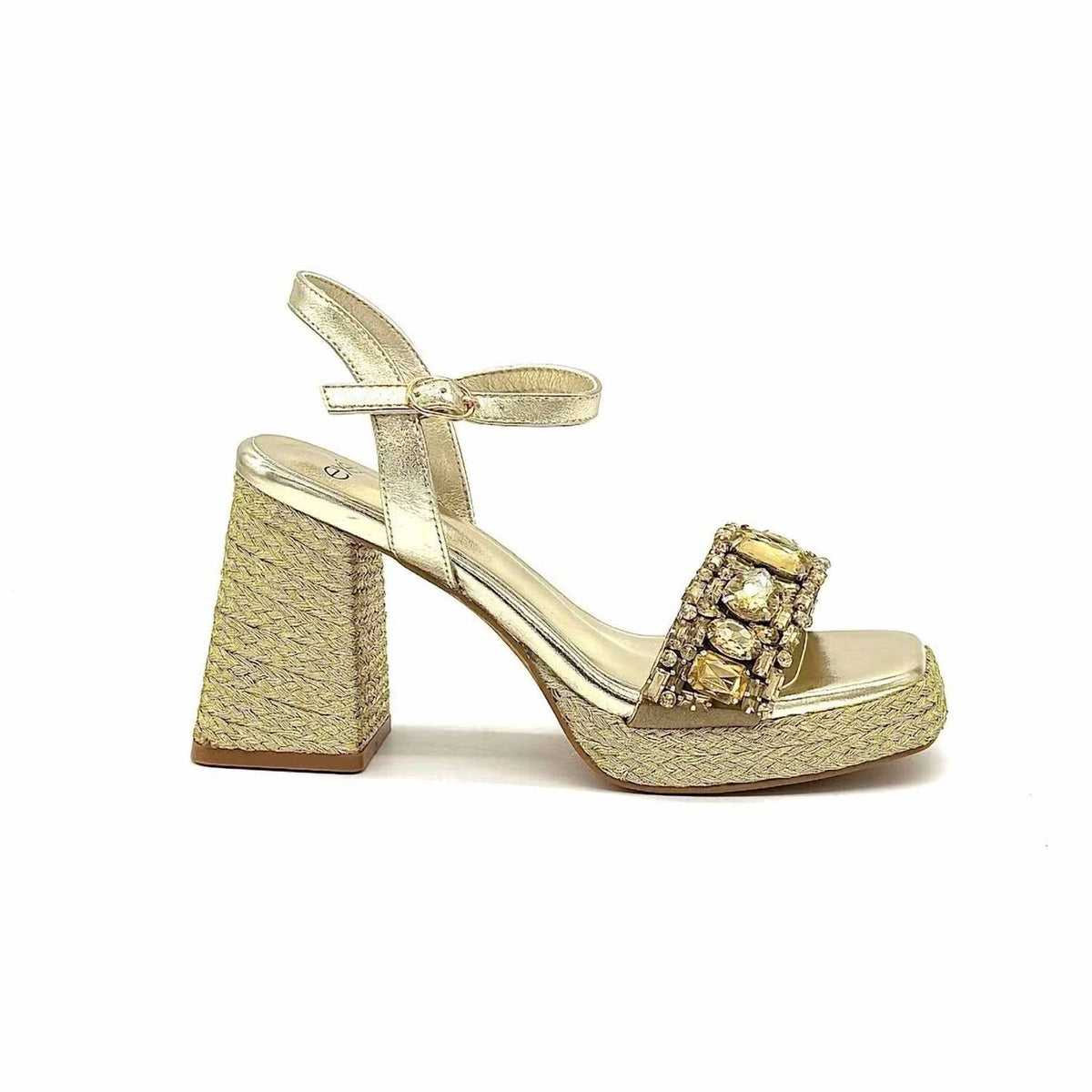 Exe - Women's Embellished Platform Heel