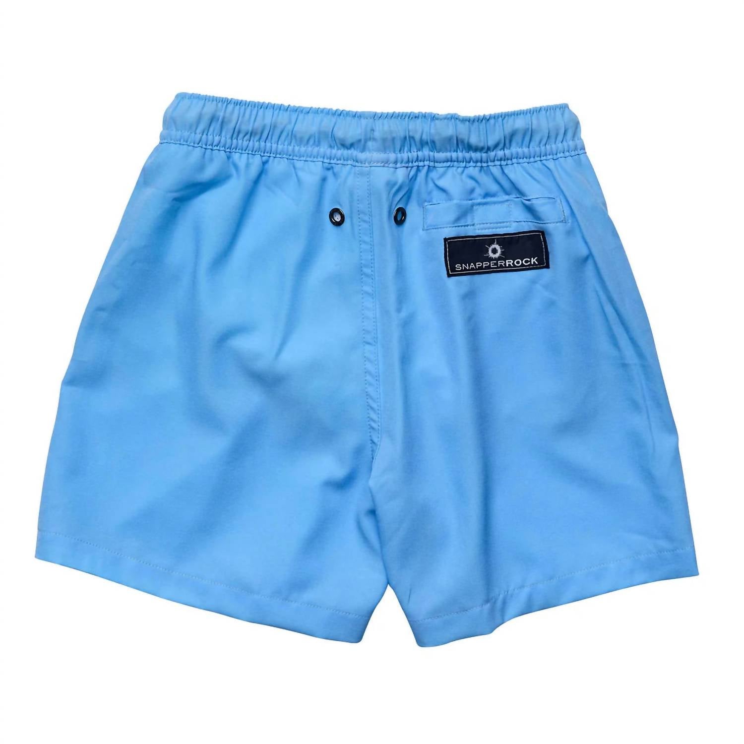 SNAPPER ROCK Boys Volley Board Shorts in sky blue - kids' shorts - detail view