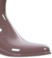 LEMON JELLY Women's Comfy Glossy Ankle Boots in puce - women's shoe - detail view