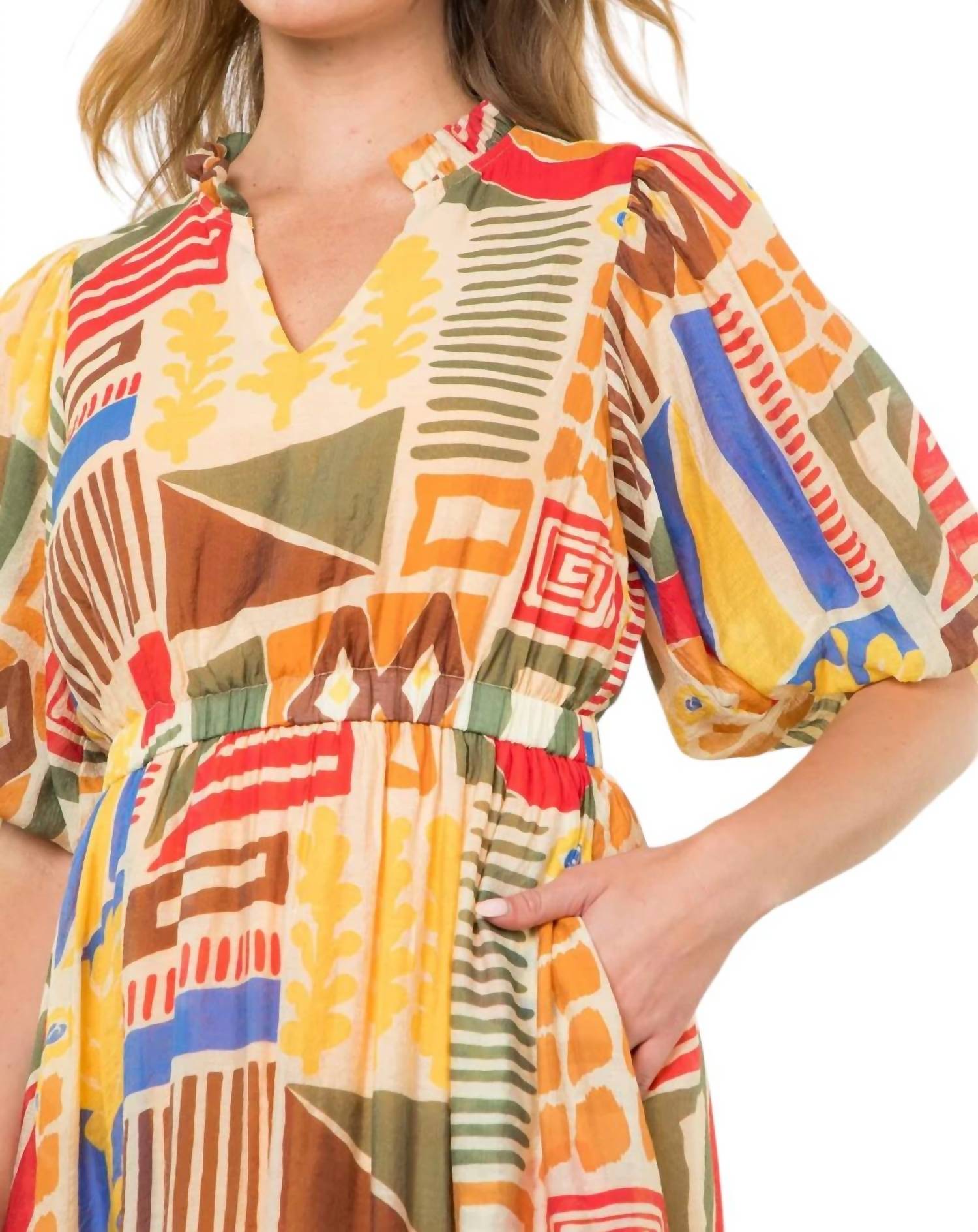 Thml - Abstract Print Dress