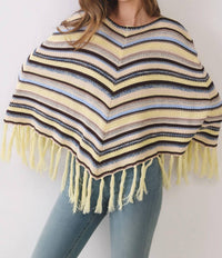 Tcec - Boaty Stripe Poncho