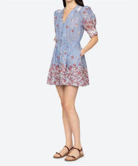 Sea - Whitney Print Puff Sleeve Dress