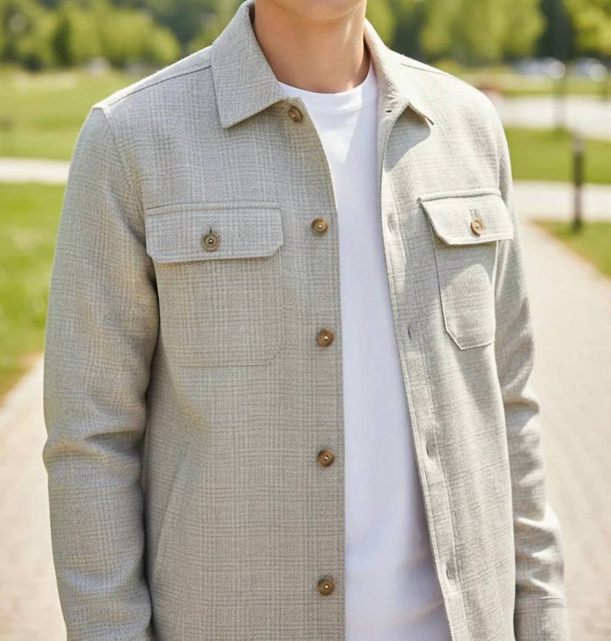 Eleventy - Men's Tech Jersey Shirt Jacket