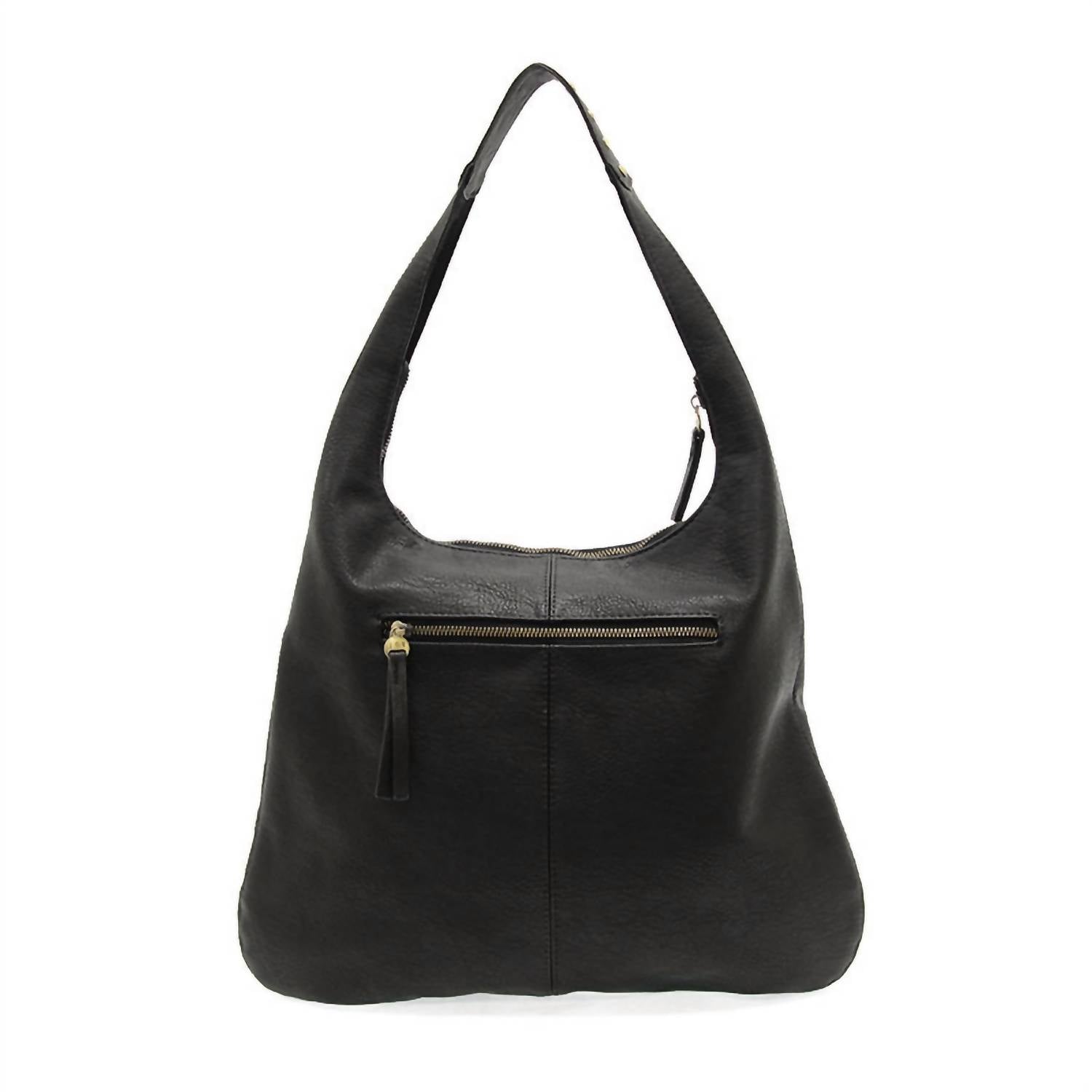 Joy Susan Women's Harley Studded Hobo in black - women's bag - detail view