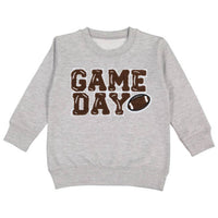 SWEET wink Game Day Patch Sweatshirt in gray - kids' shirt - alternate view